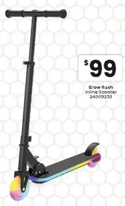 Toymate Glow Rush Inline Scooter offer