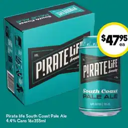 Drakes Pirate life South Coast Pale Ale 4.4% Cans offer