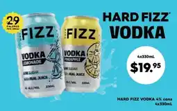 Drakes Hard fizz vodka 4% cans offer