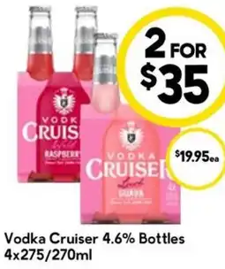 Drakes Vodka Cruiser 4.6% Bottles offer