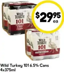 Drakes Wild Turkey 101 6.5% Cans offer