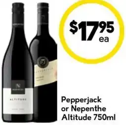 Drakes Pepperjack or Nepenthe Altitude offer