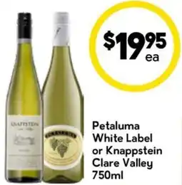 Drakes Petaluma white label or knappstein clare valley offer