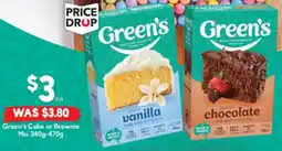 Drakes Greens Cake or Brownie Mix offer