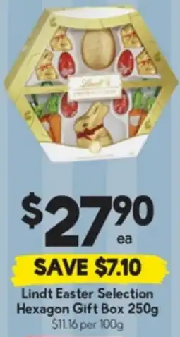 Drakes Lindt Easter Selection Hexagon Gift Box offer