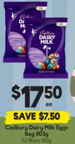 Drakes Cadbury Dairy Milk Eggs Bag offer