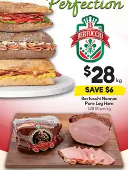 Drakes Bertocchi Nonnas Pure Leg Ham offer