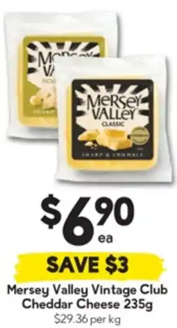 Drakes Mersey Valley Vintage Club Cheddar Cheese offer