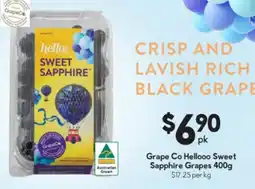 Drakes Grape Co Hellooo Sweet Sapphire Grapes offer