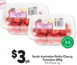 Drakes South Australian Petite Cherry Tomatoes offer