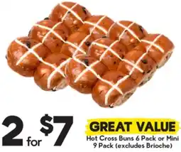 Drakes Hot Cross Buns or Mini excludes Brioche offer