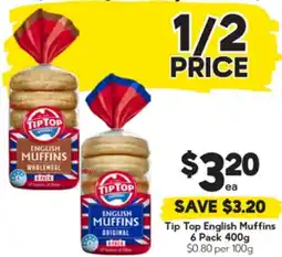 Drakes Tip Top English Muffins offer