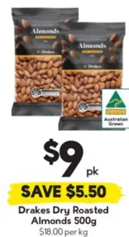 Drakes Drakes Dry Roasted Almonds offer