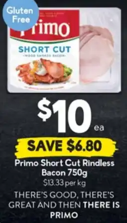 Drakes Primo Short Cut Rindless Bacon offer