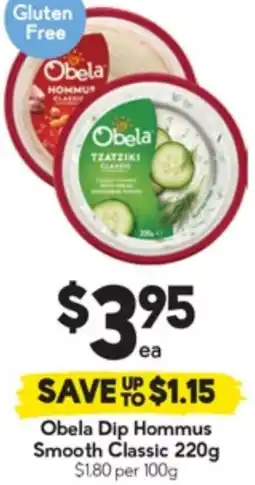 Drakes Obela Dip Hommus Smooth Classic offer