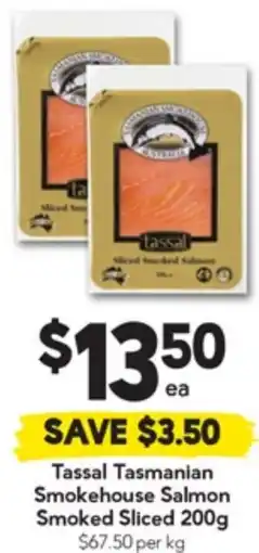 Drakes Tassal Tasmanian Smokehouse Salmon Smoked Sliced offer