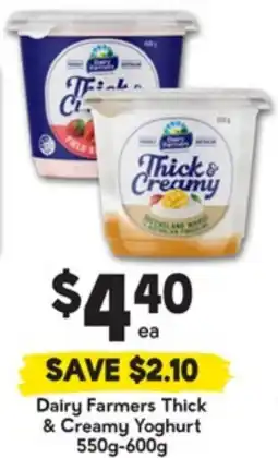 Drakes Dairy Farmers Thick & Creamy Yoghurt offer