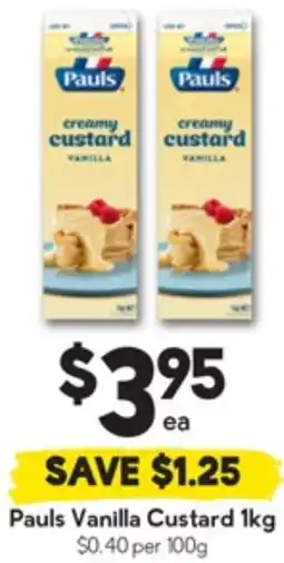 Drakes Pauls Vanilla Custard offer