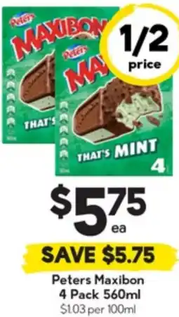 Drakes Peters Maxibon offer