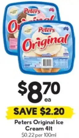 Drakes Peters Original Ice Cream offer