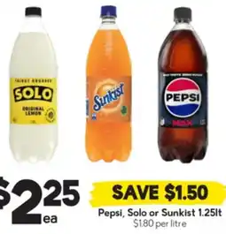 Drakes Pepsi Solo or Sunkist offer
