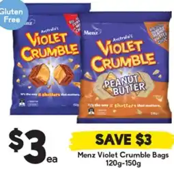 Drakes Menz Violet Crumble Bags offer