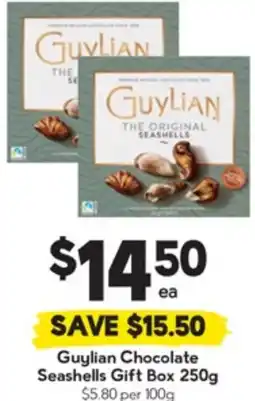 Drakes Guylian Chocolate Seashells Gift Box offer