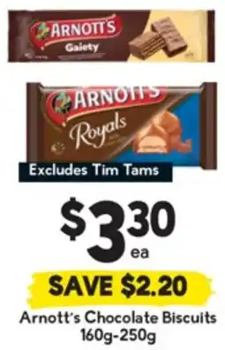 Drakes Arnotts Chocolate Biscuits offer