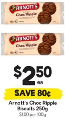 Drakes Arnotts Choc Ripple Biscuits offer