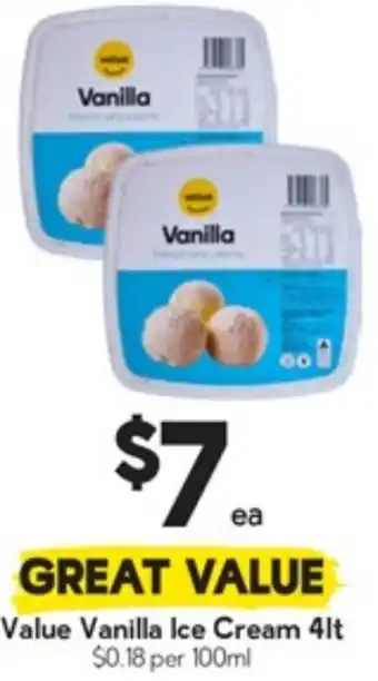 Drakes Value Vanilla Ice Cream offer