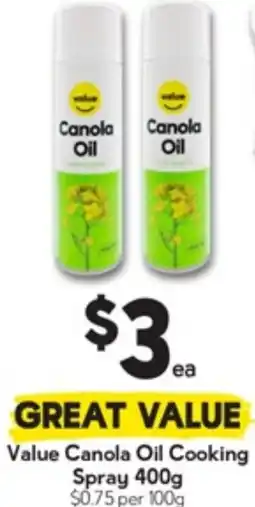 Drakes Value Canola Oil Cooking Spray offer