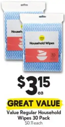 Drakes Value Regular Household Wipes offer