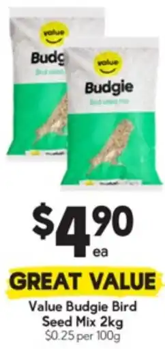 Drakes Value Budgie Bird Seed Mix offer