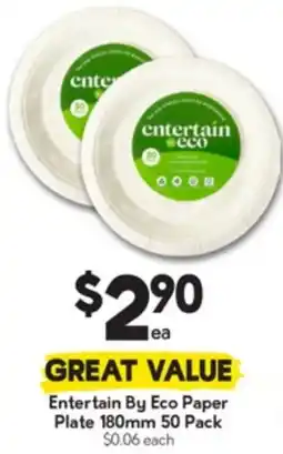 Drakes Entertain By Eco Paper Plate offer