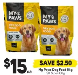 Drakes My Paws Dog Food offer