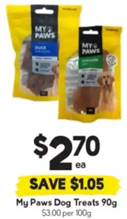 Drakes My Paws Dog Treats offer