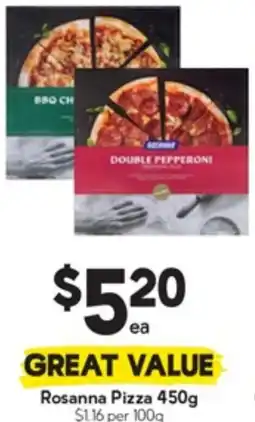 Drakes Rosanna Pizza offer