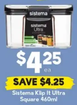 Drakes Sistema Klip It Ultra Square offer
