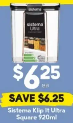 Drakes Sistema Klip It Ultra Square offer