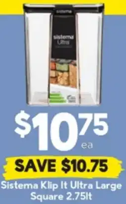 Drakes Sistema Klip It Ultra Large Square offer