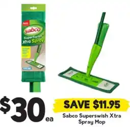 Drakes Sabco Superswish Xtra Spray Mop offer