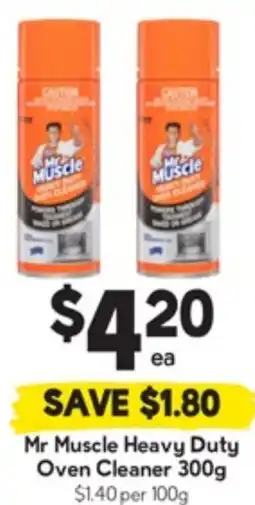 Drakes Mr Muscle Heavy Duty Oven Cleaner offer