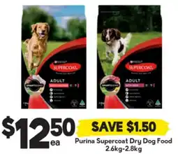 Drakes Purina Supercoat Dry Dog Food offer