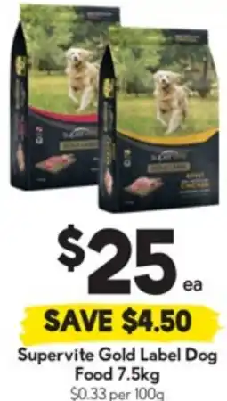 Drakes Supervite Gold Label Dog Food offer