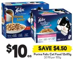 Drakes Purina Felix Cat Food offer