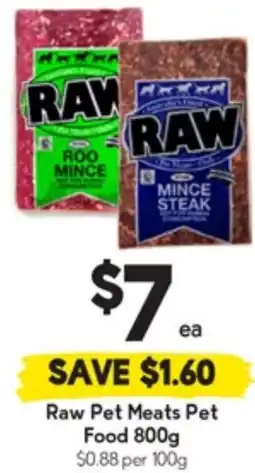 Drakes Raw Pet Meats Pet Food offer