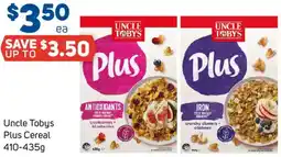 Foodland Uncle Tobys Plus Cereal offer