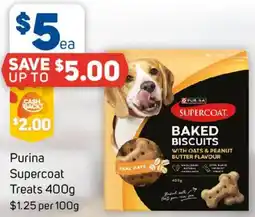 Foodland Purina Supercoat Treats offer