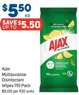 Foodland Ajax Multipurpose Disinfectant Wipes offer