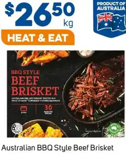 Foodland Australian bbq style beef brisket offer